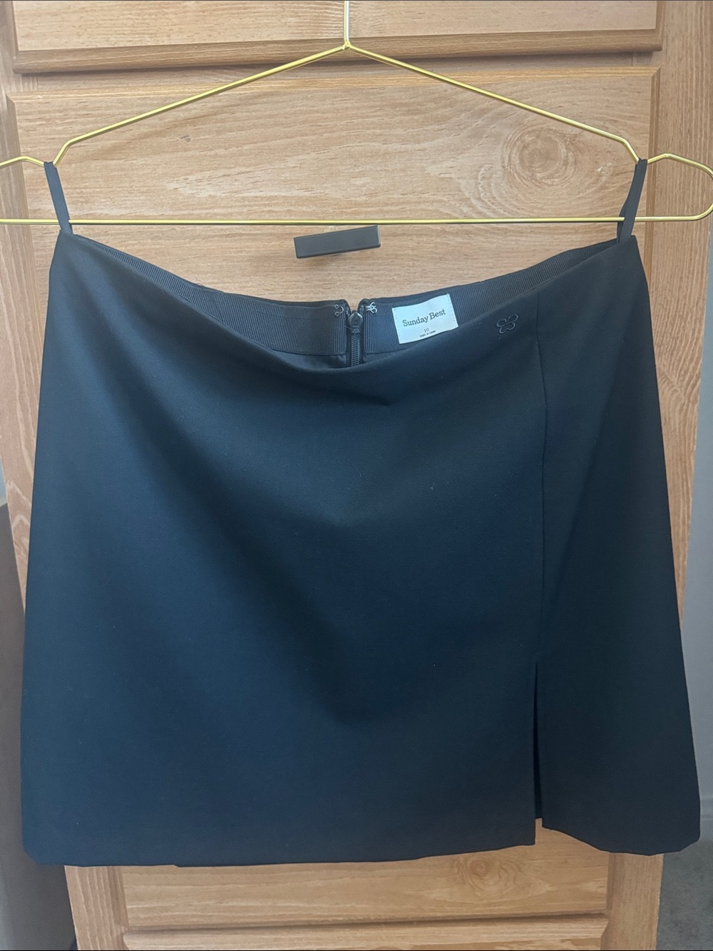 Sunday Best Black Mini Skirt